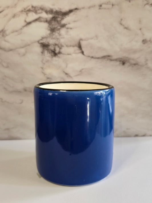 Blauwe wax brander